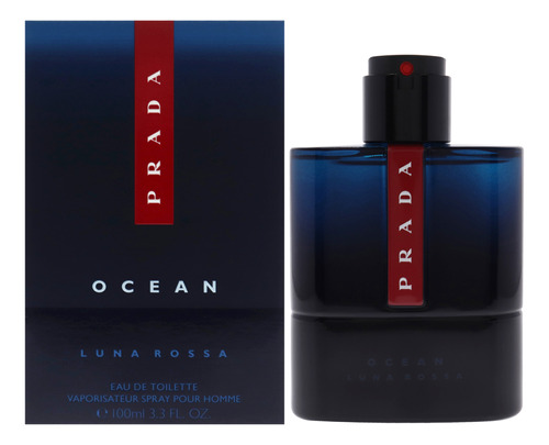 Perfume Prada Luna Rossa Ocean Edt 100 Ml Para Homem