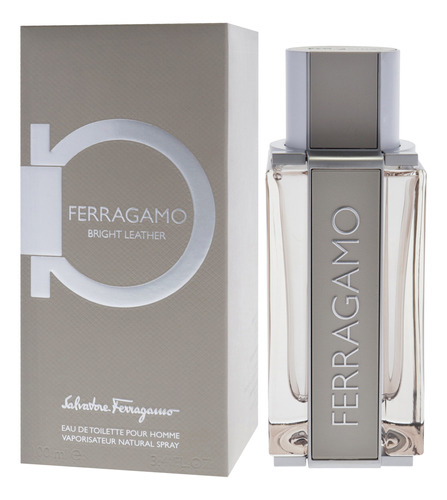 Perfume Salvatore Ferragamo Bright Leather Edt 100ml Para Ho - Imagem 4