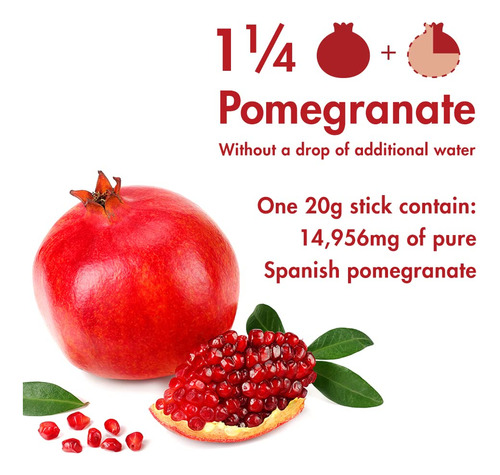 Suplemento De Colágeno Freshbell Pomegranate Jelly 20g X 30 - Imagem 2