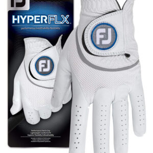 Luvas De Golfe Masculinas Footjoy Hyperflx, Brancas, Médias/