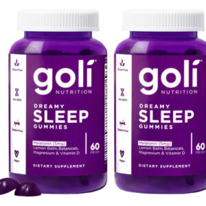 Melatonina Sleep Gummy Goli Dreamy 120, Vitamina D Vegana