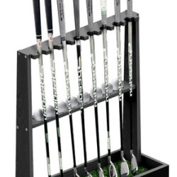 Suporte De Taco De Golfe, Suporte De Madeira Para 8 Tacos E