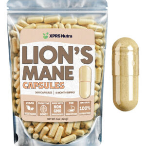Suplemento Xprs Nutra Organic Lions Mane 360 Cápsulas