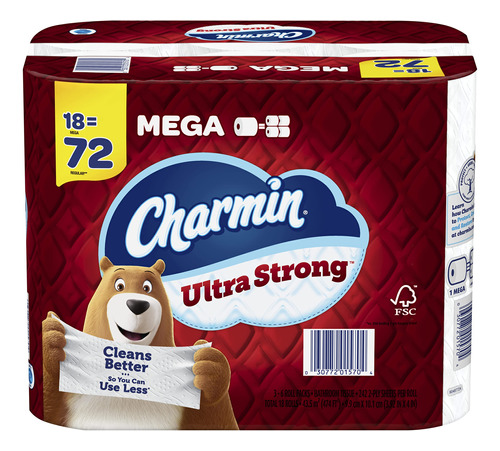 Papel Higiênico Charmin Ultra Strong 18 Mega Rolls