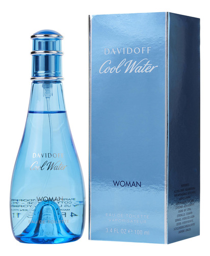 Perfume Davidoff Cool Water Edt Spray Para Mulheres 100ml