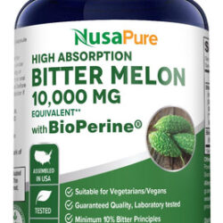 Suplemento De Extrato De Melão Amargo Nusapure 1000 Mg 180 C