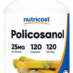 Suplemento Nutricost Policosanol 25 Mg 120 Cápsulas