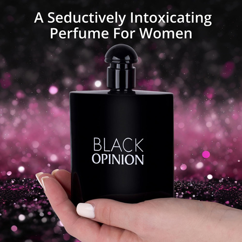 Perfume Novoglow Black Opinion Eau De Parfum 100ml Para Mulh - Imagem 6