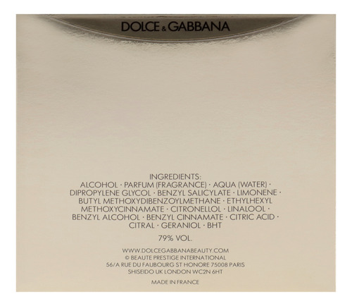 Perfume Dolce And Gabbana The One Gold Intense 75 Ml Para Mu - Imagem 7