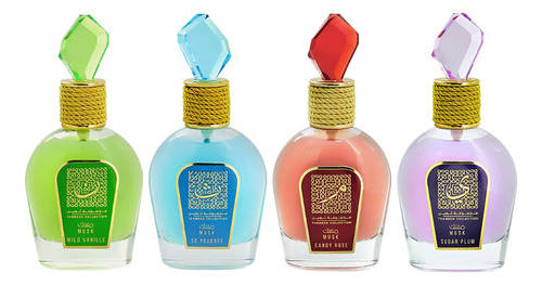 Conjunto De 4 Peças De Perfume Lattafa Thameen Collection Mu