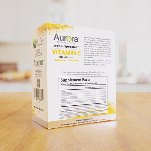 Mix De Bebidas Vitamínicas Aurora Nutrascience Nano-lipossom - Imagem 7