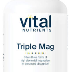 Suplemento Vital Nutrients Triple Mag 250 Mg 90 Cápsulas