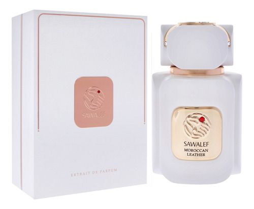 Perfume Sawalef Moroccan Leather Eau De Parfum 80ml For Wome - Imagem 3