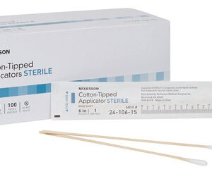 Aplicador Com Ponta De Algodão Swabstick Mckesson Sterile 10