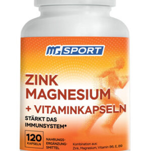 Suplemento Zmg Magnésio Zinco Com Vitaminas B6, B9 120 Cápsu
