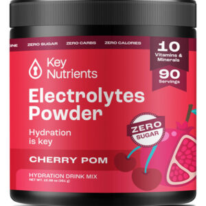 Eletrólitos Em Pó Keynutrients Zero Calorie 90/40/20 Serv