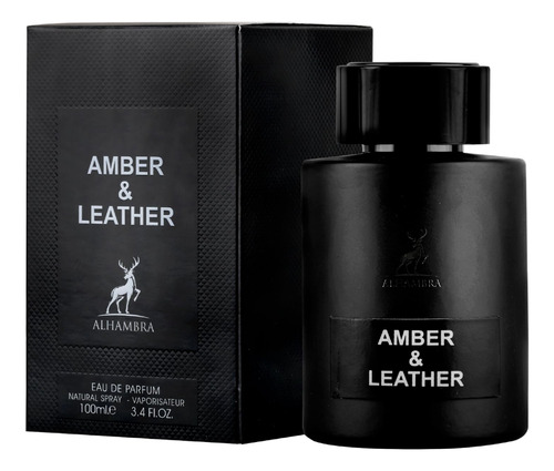 Perfume Alhambra Amber & Leather Eau De Parfum 100ml Para Ho