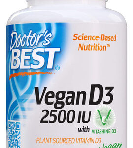 Suplemento Doctor's Best Vitamina D3 2500iu 60 Comprimidos