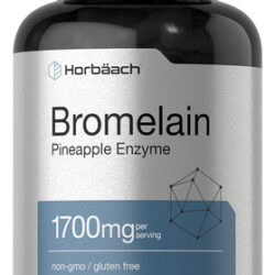 Suplemento Horbäach Bromelain 1700mg 120 Cápsulas