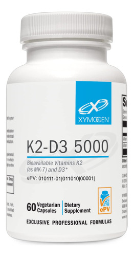 Suplemento De Ximogênio K2-d3 5000 Vitamina D3 5000 Ui Com K