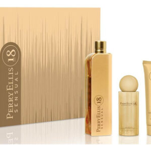 Perfume Perry Ellis, 18, Conjunto De Presentes Sensuais, 4 P