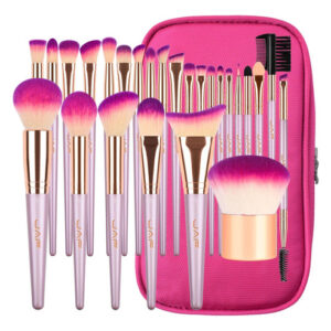 Conjunto De Pincéis De Maquiagem Jaf, 26 Unidades, Rosa Prof