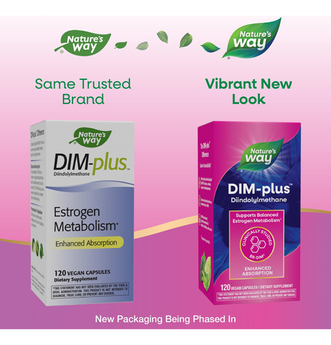 Suplemento Nature's Way Dim-plus Com 120 Cápsulas Vegetarian - Imagem 2