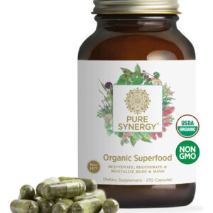 Suplemento Pure Synergy Superfood 270 Cápsulas Orgânicas