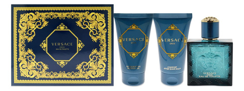 Perfume Versace Eros Set 50 Ml Edt + 50 Ml De Gel De Banho +