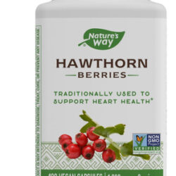 Suplemento Nature's Way Hawthorn Berries 180 Cápsulas