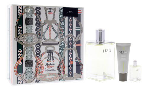 Conjunto De Presente Perfume Hermes H24 100 Ml Edt Spray Par - Imagem 3