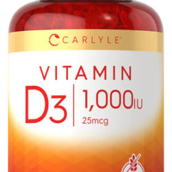 Suplemento De Vitamina D3 Carlyle 1000 Ui 400 Cápsulas De Ge