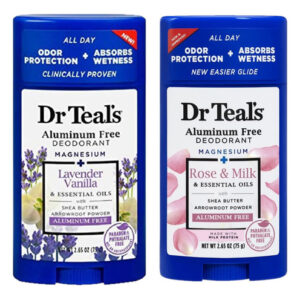 Conjunto De Desodorante Para Presente Dr. Teal's Vanilla Lav