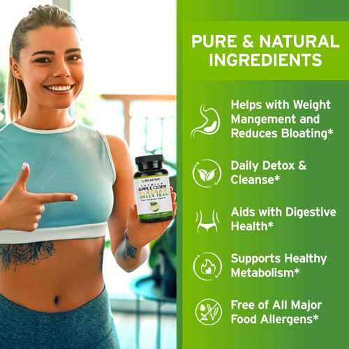 Suplemento Trio Nutrition Vinagre De Maçã E Chá Verde - Imagem 2