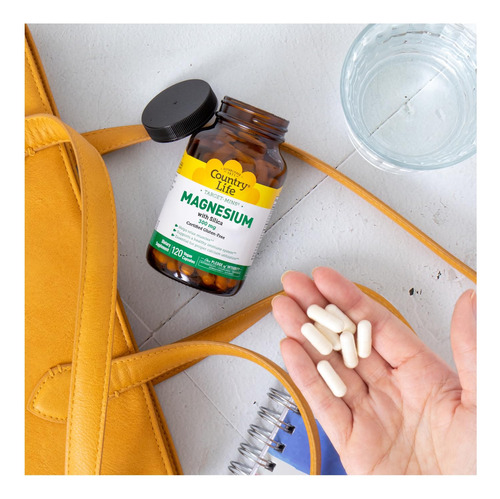 Suplemento Country Life Target-mins Magnesium 300 Mg 120 Cáp - Imagem 4