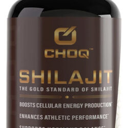 Suplemento Choq Shilajit 500 Mg De Cápsulas Veganas Com Ácid