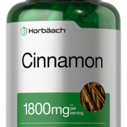 Suplemento Horbaach Canela 1800mg Ceilão 150 Cápsulas