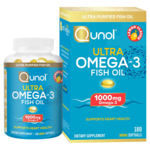 Suplementos Qunol Omega 3 Óleo De Peixe 1000 Mg Epa + Dha 18