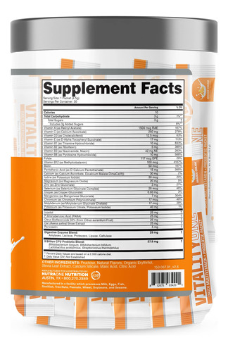 Suplemento Nutraone Vitalityone On The Go Creme De Laranja - Imagem 4