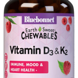 Suplemento Bluebonnet Nutrition Vitamina D3 E K2 60 Comprimi