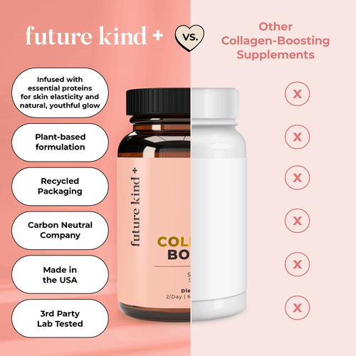 Vegan Collagen Booster Future Kind 60 Cápsulas Em Frasco De - Imagem 6