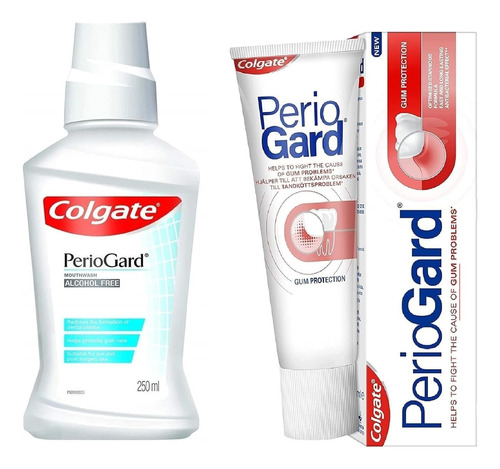 Creme Dental E Enxaguatório Bucal Colgate Periogard Gum 90g/