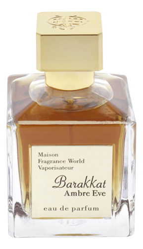 Perfume Fragrance World Maison Barakkat Amber Eve 100ml Edp - Imagem 2