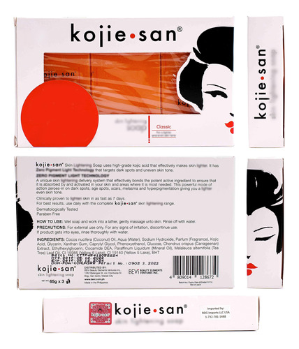 Sabonete Kojie San, Clareador Facial E Corporal Com Ácido Kó - Imagem 9