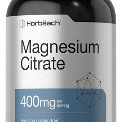 Suplemento Horbach: Citrato De Magnésio, Comprimidos De 400