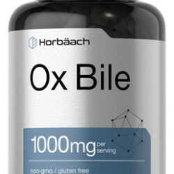 Suplemento Horbäach Ox Bile 1000mg 100 Cápsulas