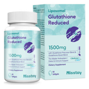 Suplemento De Glutationa Lipossomal Misstay 2400 Mg 60 Cápsu