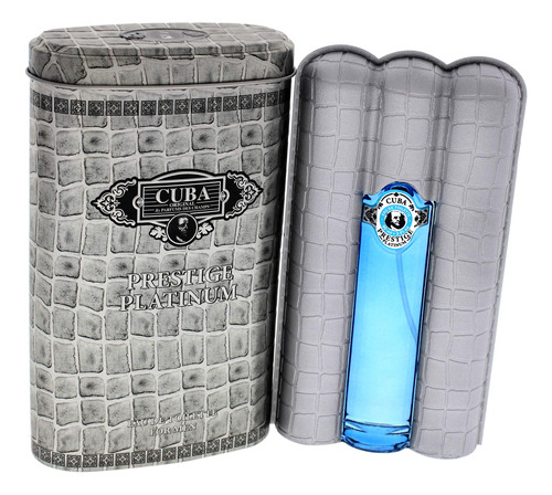 Perfumes Masculinos Des Champs Prestige Platinum Cuba 90ml - Imagem 4