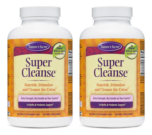 Suplemento Nature"s Secret Super Cleanse Extra Strength 200