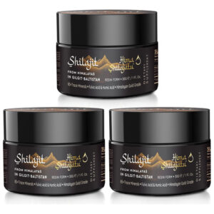 Suplemento Hima Shilajatu Shilajit Resina Gold Grade 30g X3